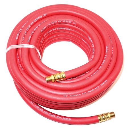 Powerweld Air Hose Assembly, 3/8" x 50' PW38A50R